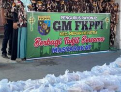 GM FKPPI Rayon 12 Kecamatan Medan Helvetia Mengadakan Pembagian Taqjil di Bulan Rahmadan 