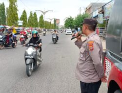 Satuan Bimas Melaksanakan Himbauan Kamtibmas Jelang Sore Hari