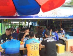 Melaksanakan Gowes dan Cooling System Kapolres Batubara, didampingi Kapolsek Lima Puluh Cipta Kantibmas