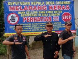 Warga Desa Cisangu Tolak Bank Keliling dan Bank Emok