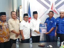 Serius Bangun Padang Lawas, Pasangan Sarmadan-Ifdal mendaftar ke Partai Demokrat