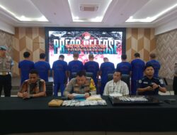 Satresnarkoba Polres Karawang Ciduk 10 Tersangka 2 DPO