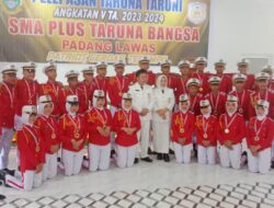 33 Purna Wiyata Taruna/i Angkatan V SMA Plus Taruna Bangsa Padang Lawas di Lepas