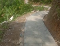 Warga Apresiasi Pemdes Cikadu Atas Pembangunan Jalan Rabat Beton Usaha Tani, Sukses di Realisasikan