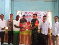 Dorong Pemulihan Ekonomi di Desa, Babinsa Loh Sumber Kawal Penyaluran BLT
