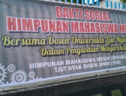 Peringati Hari Lahir Pancasila 1 Juni 2024, Mahasiswa Teknik Mesin dan Dosen Fakultas Teknik Universitas Tjut Nyak Dhien, Gelar Bakti Sosial Peduli Lingkungan.