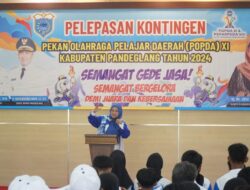 Bupati Irna Lepas Atlet POPDA XI Kabupaten Pandeglang
