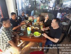 DPC APSI Medan Utara Gelar Rapat dan Makan Siang Bersama untuk Tingkatkan Sinergi Keamanan.