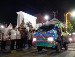 Bersama Pj. Walikota dan Ketua DPRD Kota Madiun, Danrem 081/DSJ Lepas Peserta Takbir Keliling