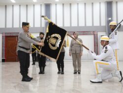 Kapolda Sumut Pimpin Upacara Pemuliaan Nilai-Nilai Tribrata dalam Perayaan Hari Bhayangkara ke-78. 