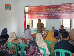PPS Desa/Kelurahan Se-Eks Barumun Ikuti Bimtek penggunaan aplikasi Sidalih dan e-Coklit 
