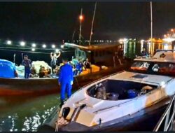 Penangkapan 14 Pekerja Migran Ilegal dan Tiga Awak Kapal di Perairan Sumatera Utara.