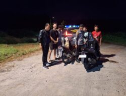 Polsek Lima Puluh Gencarkan Patroli Malam: Antisipasi Tawuran, Balap Liar, dan Kejahatan.