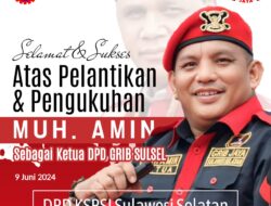 Muh. Amin Gerak Cepat Bentuk DPC Grib Jaya di 24 Kabupaten-Kota se-Sulsel