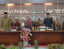 Sekda Amril Wakili Pj Bupati Langkat Bacakan Pertanggungjawaban APBD 2023 di DPRD