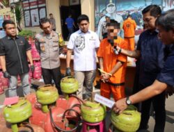 Ditreskrimsus Polda Banten Ungkap Kasus Penyuntikan Tabung Gas