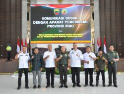 Korem 031/WB Gelar Komunikasi Sosial dengan Pemerintah Provinsi Riau untuk Atasi Dampak Perubahan Iklim