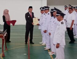 Dapat Penambahan 8 Tahun, 296 Kepala Desa se-Padang Lawas Resmi di Kukuhkan
