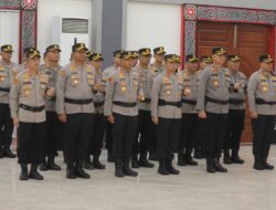 Kapolda Sumut Pimpin Sertijab Pejabat Utama dan Kapolres di Aula Tribrata