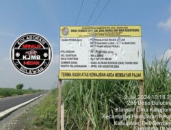 Gawat!Pembangunan Jalan Karang Luas – Paya Bakung Diduga Kurang Tepat Sasaran