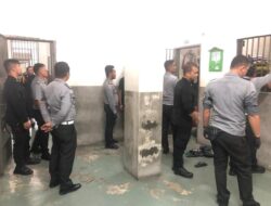 Deteksi Dini Gangguan Kamtib, Lapas Pancur Batu Kanwil Kemenkumham Sumut Laksanakan Razia Rutin Blok Hunian WBP