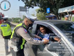 Satlantas Polres Cilegon Lakukan Penertiban dan Himbauan Tertib Berlalulintas di Hari ke 5