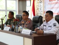 Kapolres Bintan Pimpin Rapat Persiapan Pengamanan Pilkada Serentak 2024.