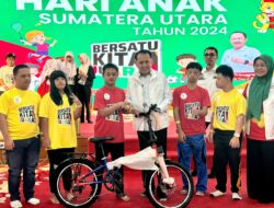 Pelindo Regional 1 Dukung Peringatan Hari Anak Nasional 2024 di Sumatera Utara. 