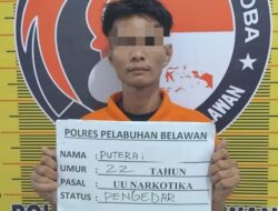 Satnarkoba Polres Pelabuhan Belawan Tangkap Pengedar Narkoba di Jalan Platina Raya, 81 Gram Shabu Disita