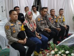 Kapolrestabes Medan Melayat Wakapolsek Medan Timur AKP Edisman Purba,S.H.,M.H Meninggal Dunia Karena Sakit. 