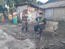 Ketum KSJ Tinjau Rumah Warga Duafa Korban Angin Kencang Kecamatan Hinai