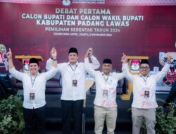 KPU Padang Lawas Gelar Debat Publik, No.urut 1 PMA-AFN Mendominasi