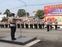 KAPOLRESTA DELI SERDANG PIMPIN LANGSUNG UPACARA SERAH TERIMA JABATAN KASAT LANTAS 