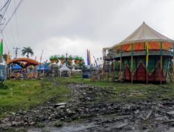 Pasar Malam Dalang Keributan Berdiri Angkuh Di Lahan PPTN2, Oknum Kantor Kebun Helvetia Menari Nari Terima Sewa.