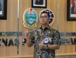 Antisipasi Kemacetan, Dishub Sumut Bersama Tim Gabungan Laksanakan Penertiban Pool Bus Di Jalan SM Raja Medan