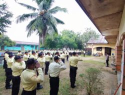 Sat Binmas Pimpin Apel Pendidikan Satpam Gada Pratama Tahun 2025