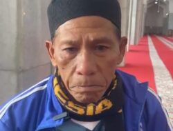 M. Yunus Mantan Pemain PSMS Medan Menangis Haru, Doa Umroh Terkabul.
