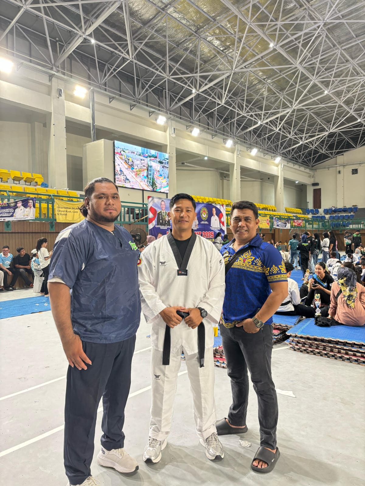 Brigadir Pol M.Parlindungan Sinaga SH, Satuan Ditresnarkoba Polda Sumut Juara 1 Taekwondo. (Timelinenewsidn/Hum/Ist) 