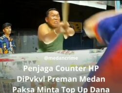 Penjaga Konter Pulsa di Medan Dianiaya Preman karena Tolak “Up Dana”