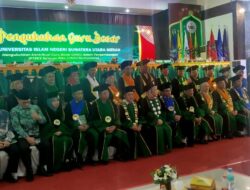 Rektor UINSU Kukuhkan Sembilan Guru Besar, Capaian Terbesar Sepanjang Sejarah