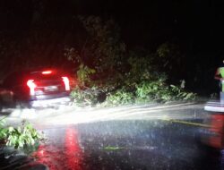 “Waspada Bagi Pengguna Jalan” Longsor di Jalur Medan–Berastagi, Lalu Lintas Lumpuh hingga 5 Kilo Meter. 