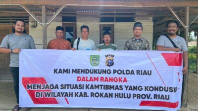 Subdit Politik Dit Intelkam Polda Riau Gencar Lakukan Sosialisasi Kamtibmas di Rohul