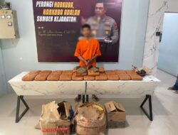 Polres Batu Bara Gagalkan Peredaran 25 Kg Ganja Kering, Pelaku Ditangkap di Lima Puluh