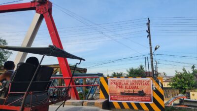 Warga Kota Tanjung Balai Tebarkan Spanduk Menolak Adanya Aktivitas PMI (Pekerja Migran Indonesia) Ilegal di wilayah Mereka