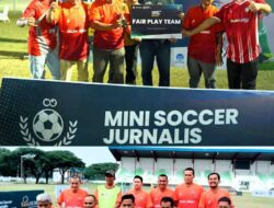 Turnamen Mini Soccer MSJC 2025 Sukses Digelar, Wartawan Polda Sumut Raih Predikat Fair Play