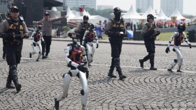 Polri Kenalkan Robot Humanoid dan K9 di Hari Bhayangkara ke-79, Langkah Awal Menuju Kepolisian Modern