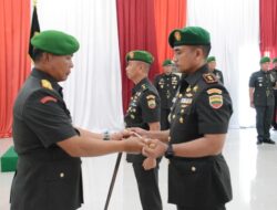 Sertijab kodim 0321/ Rohil Serta Pengarahan Danrem 031/Wira Bima