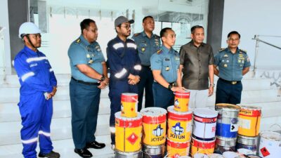 Gerak Cepat Lantamal I Amankan Barang Curian di Perairan Belawan