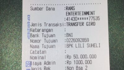 WASPADA PENIPUAN! Warga Medan Nyaris Tertipu Modus Giveaway RANS Entertainment