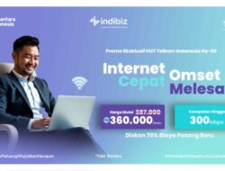 Meriahkan HUT ke-60, Telkom Tawarkan Internet Hemat lewat Indibiz, Dukung UMKM Naik Kelas Digital